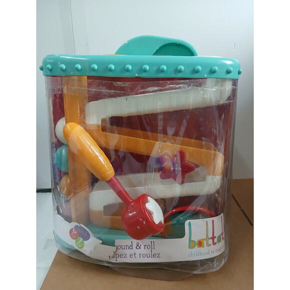 USED Battat Pound-a-Ball Toy, Light Blue Ball Maze for Babies 12+ Months - Picture 1 of 4